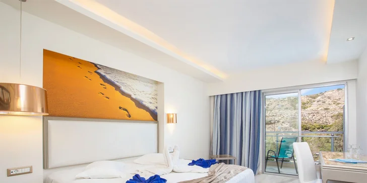 Nejkrásnější pláže Rhodosu v letovisku Faliráki: 4* beach hotel s all inclusive