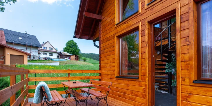 Komfortní chatky v nádherném prostředí Belianských Tater: pobyt vhodný pro rodiny i větší skupiny přátel