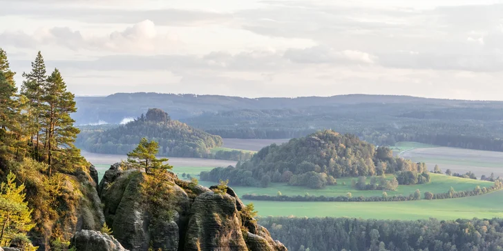 Výlet do Saského Švýcarska: turistický okruh na Velký Zschirnstein a vyhlídka Belvedér