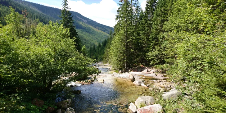 Špindlerův Mlýn: pobyt se snídaní i neomezeným vstupem do wellness