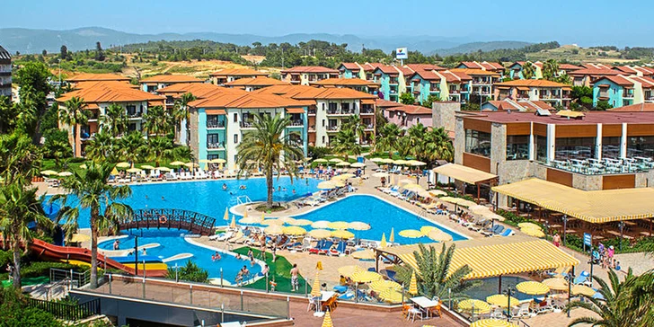 Pohodové letovisko Okurcalar nejen pro rodiny. 4*+ prázdninový resort s all inclusive