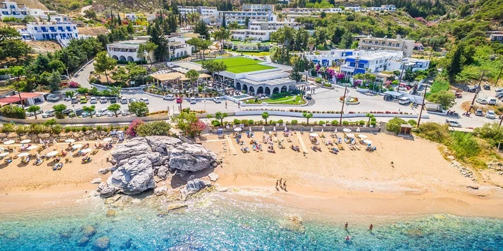 Rodinná dovolená s all inclusive na ostrově Rhodos. 5* plážový resort v zátoce Segna