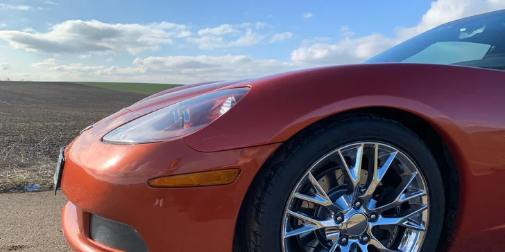 Za volantem žihadla: zapůjčení Chevroletu Corvette na 30 min. až 12 hod.
