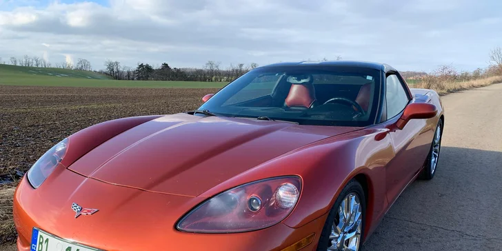 Za volantem žihadla: zapůjčení Chevroletu Corvette na 30 min. až 12 hod.