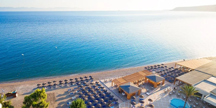 Letovisko Ixia kousek od města Rhodos. 4* Avra Beach Resort s all inclusive
