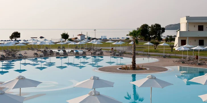 5* komfort s polopenzí jen pár kroků od proslulé pláže Faliraki se zlatým pískem