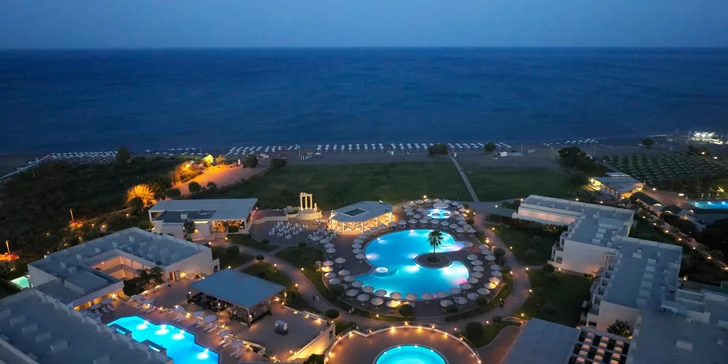 5* komfort s polopenzí jen pár kroků od proslulé pláže Faliraki se zlatým pískem