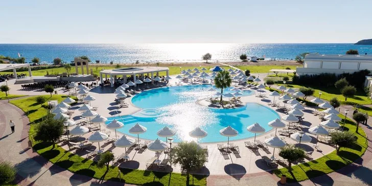 5* komfort s polopenzí jen pár kroků od proslulé pláže Faliraki se zlatým pískem