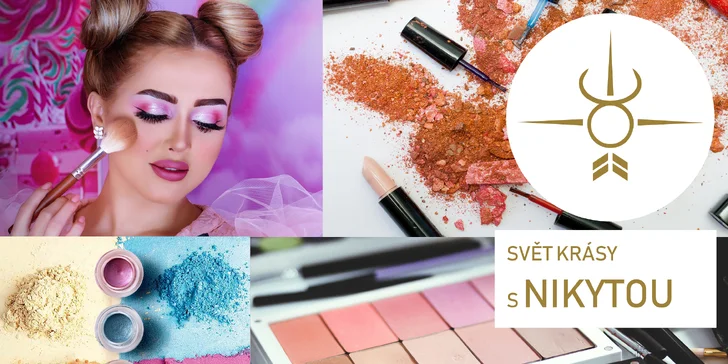 Svět krásy od A do Z: Konzultace či kurz líčení i make-up artu s vizážistkou