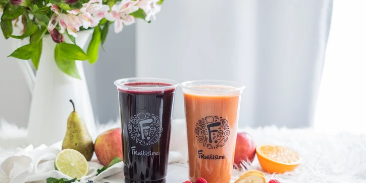 2× 0,5litrový drink Fruitisimo plný lásky a vitamínů: SRDCOVKA & ROMANTIK