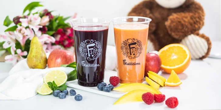 2× 0,5litrový drink Fruitisimo plný lásky a vitamínů: SRDCOVKA & ROMANTIK