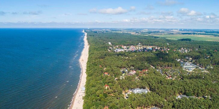Polský relax u Baltského moře: pobyt v lázeňském komplexu s jídlem a wellness