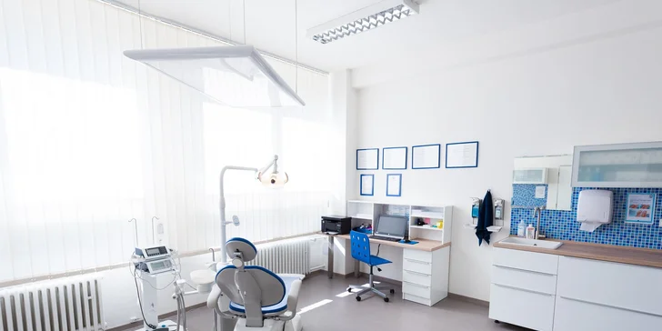 60 min. dentální hygieny s povrchovou anestezií vč. odstranění zubního kamene a leštění