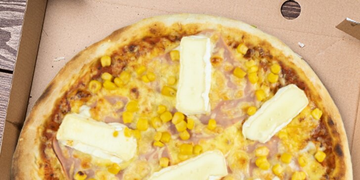 Pizza do krabice: 1 nebo 2 pizzy s průměrem 24 cm z Don Corleone pizza