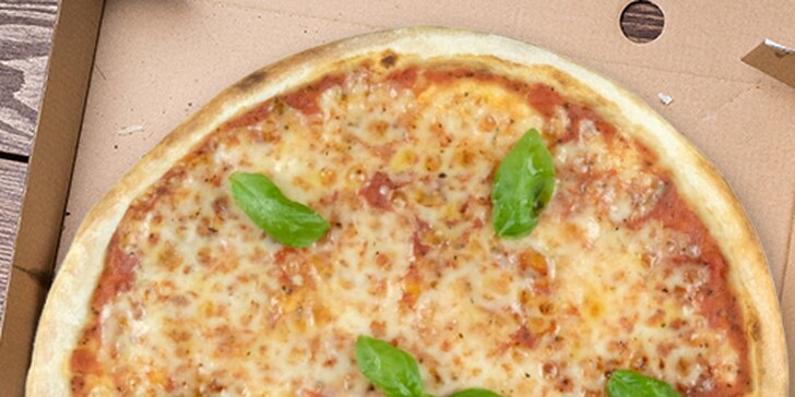 Pizza do krabice: 1 nebo 2 pizzy s průměrem 24 cm z Don Corleone pizza