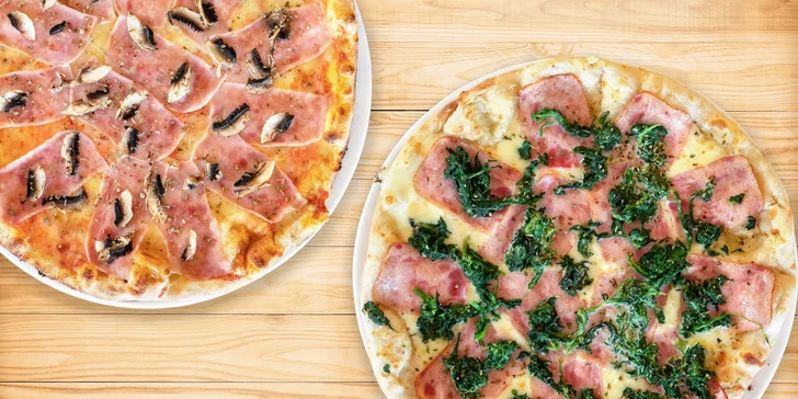 2× pizza v centru Zlína: výběr z 19 druhů s rajčatovým i smetanovým základem