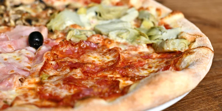 2× pizza nebo pasta na Starém Městě a sleva na nealkoholické nápoje
