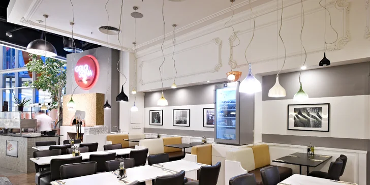 Chuť Itálie v OC Europark: pizza, těstoviny nebo saláty podle výběru pro 1-2 osoby