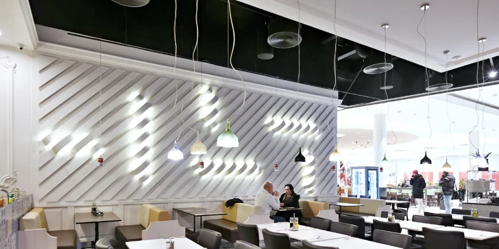 Chuť Itálie v OC Europark: pizza, těstoviny nebo saláty podle výběru pro 1-2 osoby