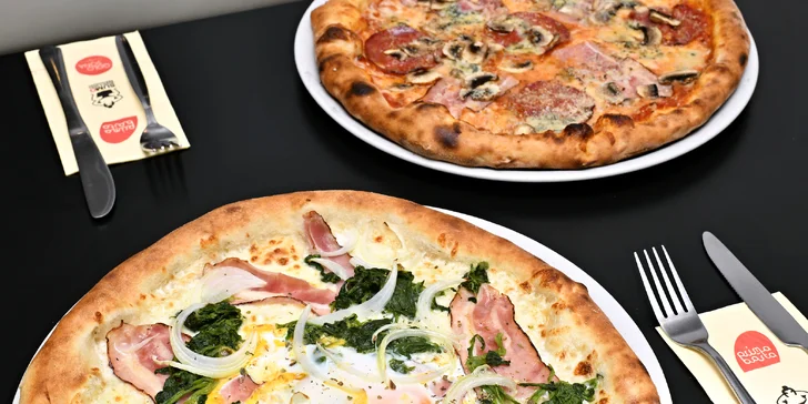 Chuť Itálie v OC Europark: pizza, těstoviny nebo saláty podle výběru pro 1-2 osoby