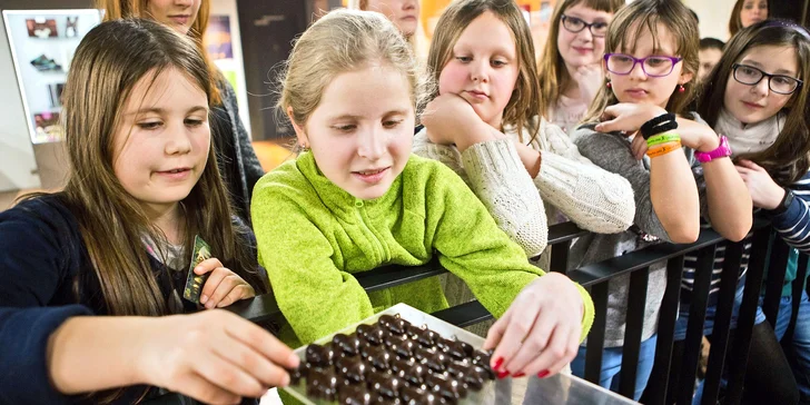 Vstup do Muzea čokolády Chocotopia vč. VR filmu pro děti, studenty i dospělé