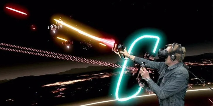 Zábava budoucnosti: 1–3 hod. virtuální reality HTC Vive pro 1–6 hráčů