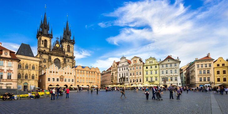 Pohodový víkendový pobyt v hotelu Baroko: skvělé jídlo a krásy Prahy