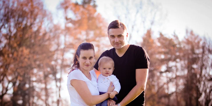 Focení v exteriéru v lokalitě dle vlastního výběru: 60 min., 15-25 fotografií