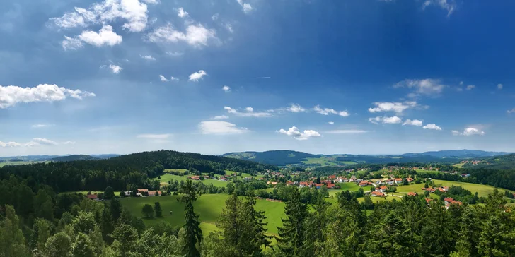 Krásy Bavorského lesa: snídaně či polopenze, večerní program a výlety