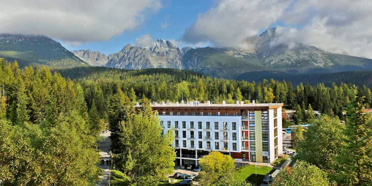 Aktivní dovolená u Štrbského plesa: 4* hotel s polopenzí, privátní wellness i spousta slev