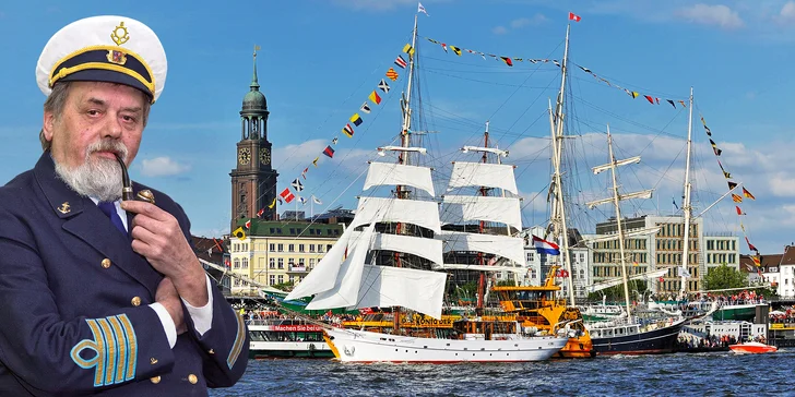 Záloha na plavbu z Děčína do Hamburku s plnou penzí a ubytováním v hotelech