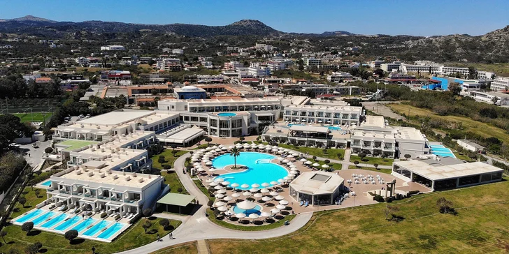 5* komfort s polopenzí jen pár kroků od proslulé pláže Faliraki se zlatým pískem