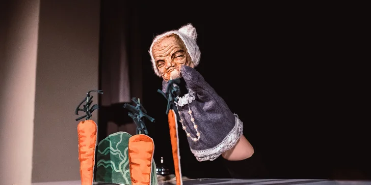 2 vstupenky na loutkovou pohádku Otesánek v divadle Zvoneček