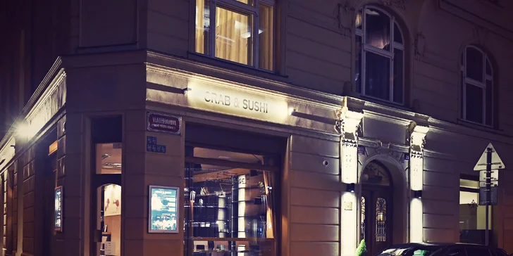 Degustační japonské menu pro dva: rybí polévka, sushi i královský krab