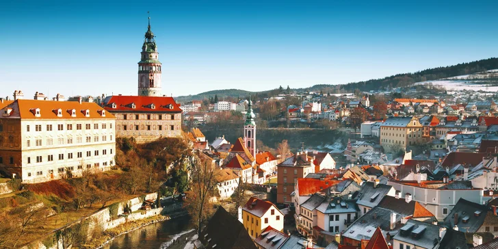 Pohádkový pobyt v Českém Krumlově: malebný penzion na náměstí, snídaně i 10% sleva do restaurace