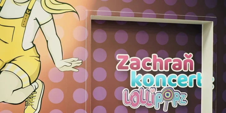 Zachraň koncert Lollipopz: dětská úniková hra pro 1 až 4 hráče od 5 let