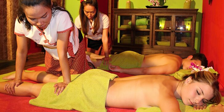 Párová relaxace v Thajském ráji: hodinová masáž, Garra Rufa a čokoládové srdce