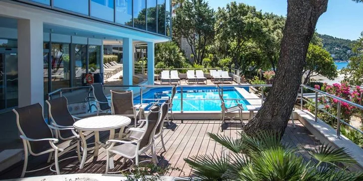 Hotel v Dubrovníku přímo u pláže. 4* komfort, skvělé jídlo i možnost wellness