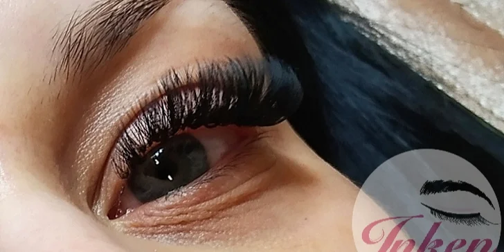 Nový set prodloužených řas Volume Lashes včetně úpravy obočí