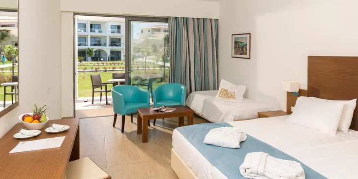 5* pobyt na Rhodosu: krásný hotel se soukromou pláží, bazény a all inclusive