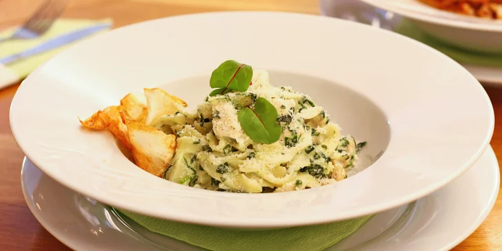 Italská pasta v historickém podzemí Ostravy pro 1 i 2 osoby