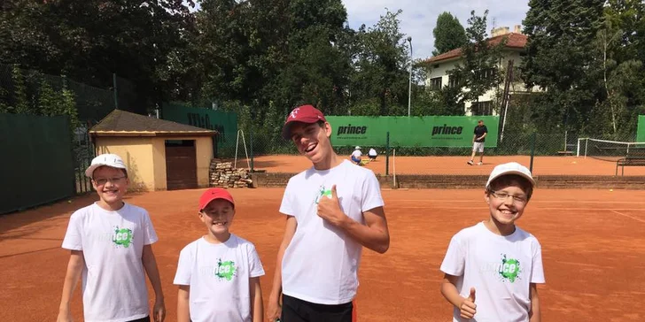 Letní 5denní příměstský tábor s tenisem v Praze pro děti ve věku 4–15 let