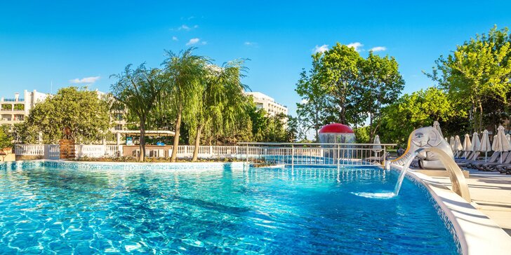 Letovisko Pomorie: 4* hotel u pláže, bazény a all inclusive i jezero s léčivým bahnem