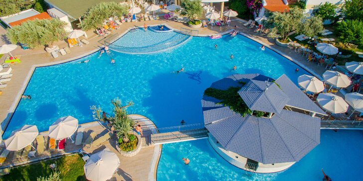 5* resort v srdci letoviska Kolymbia. All inclusive, bazény a pláž Tsambika na dosah