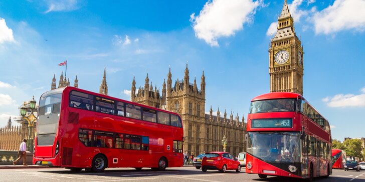 Všechny tváře Londýna: poznávací zájezd s dopravou autobusem a trajektem, 1 noc se snídaní
