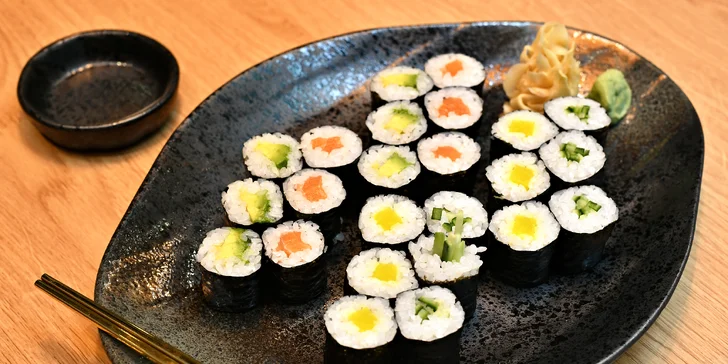 Asie až k vám domů: sushi sety s 24–52 rolkami a rozvoz po Ostravě