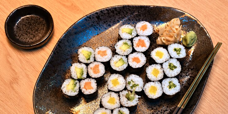 Asie až k vám domů: sushi sety s 24–52 rolkami a rozvoz po Ostravě