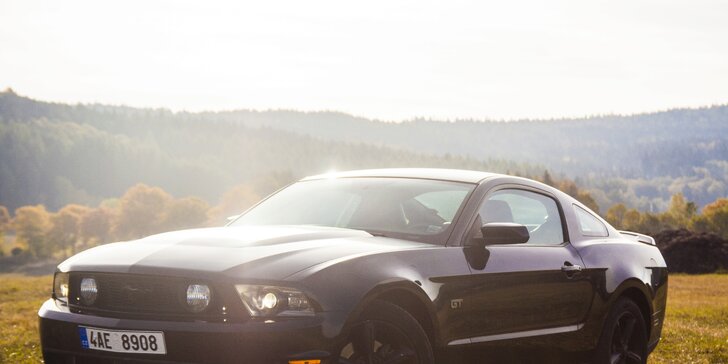 Sešlápněte plyn Fordu Mustang GT: zapůjčení na 60 minut, 24 hodin i víkend