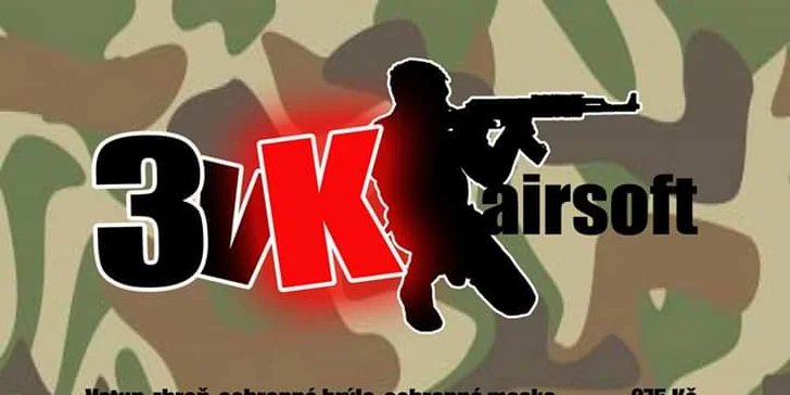 3 hodiny airsoftu v bývalé raketové základně pro 1 nebo 10 hráčů