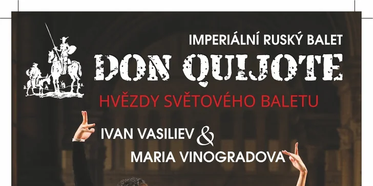 Balet Don Quijote: Ivan Vasiliev imperiální ruský balet v Kongresovém centru